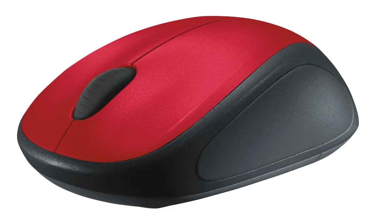 Logitech - M235 - 2nd Generation - mus - 2.4 GHz - rød