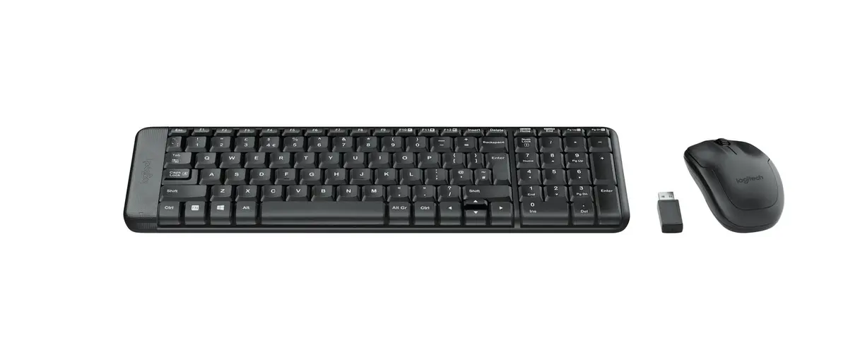 Logitech - Wireless Combo MK220 - tastatur- og mussett - Gresk Inn-enhet