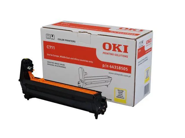 OKI - gul - original - trommelsett