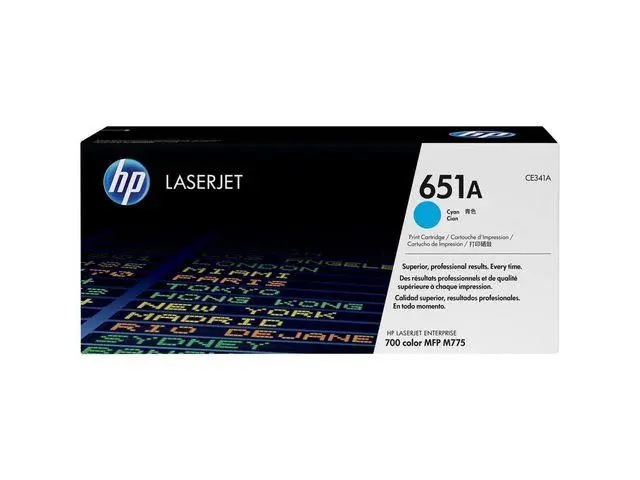 HP - 651A cyan original LaserJet-tonerkassett