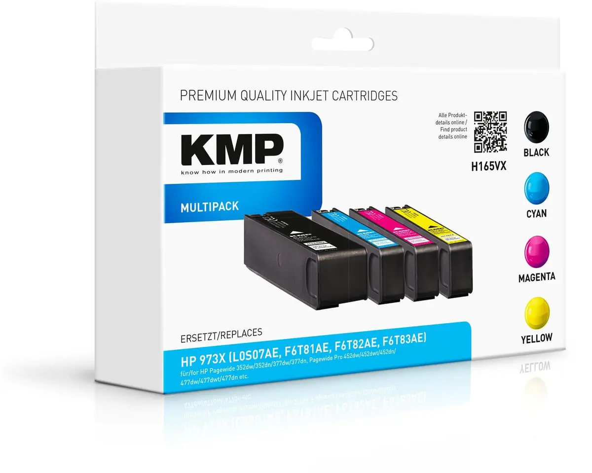 KMP - Patrone HP NR.913X Multip. 7000-10000 S. H165VX refilled