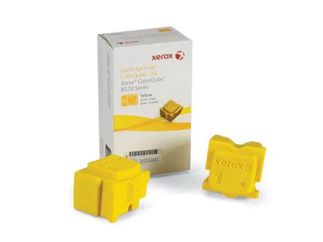 XEROX - ColorQube 8580 - 2 - gul - faste blekktyper
