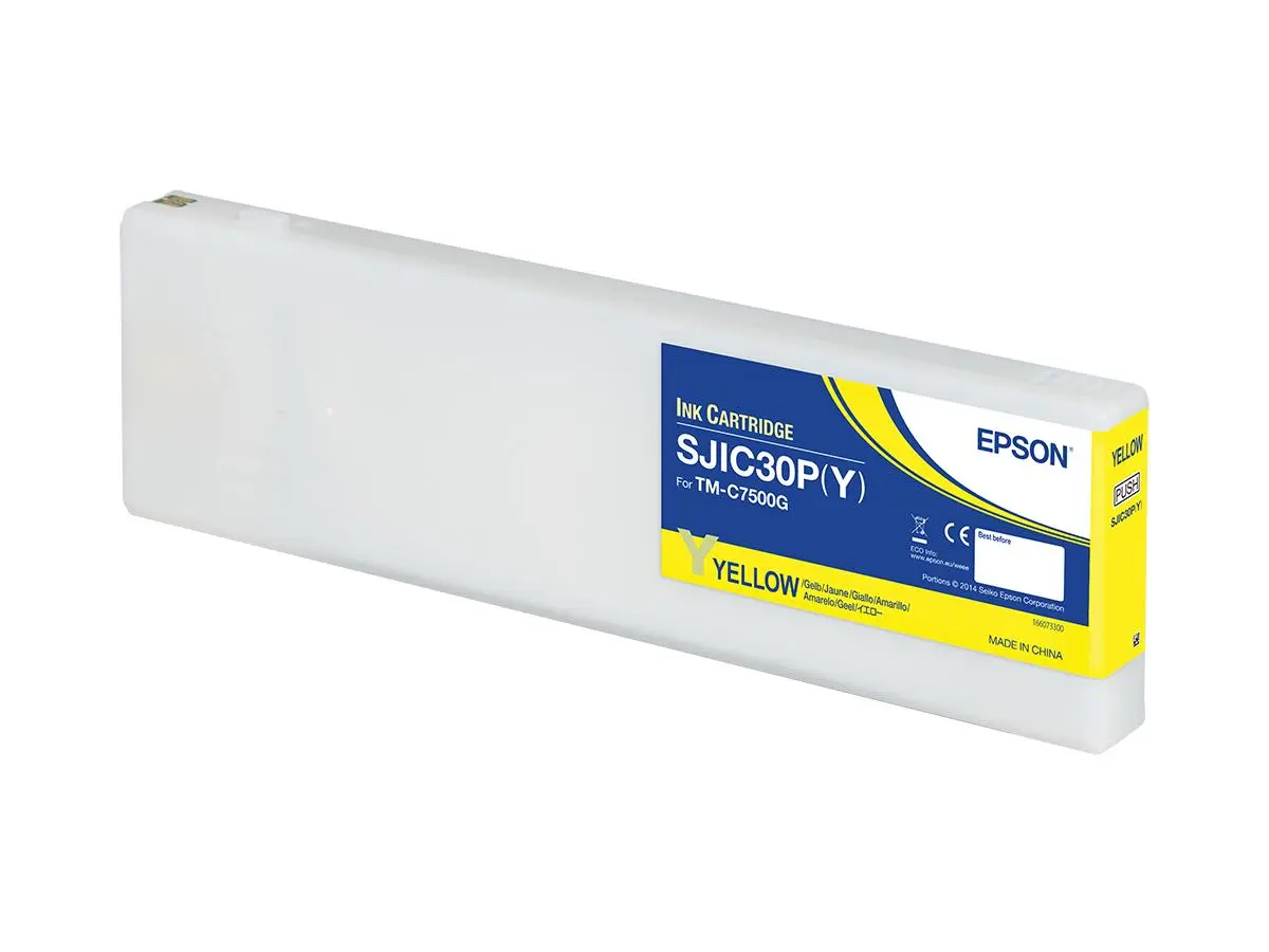 EPSON - SJIC30P(Y) INK CARTRIDGE YLLW COLORWORKS C7500G SUPL