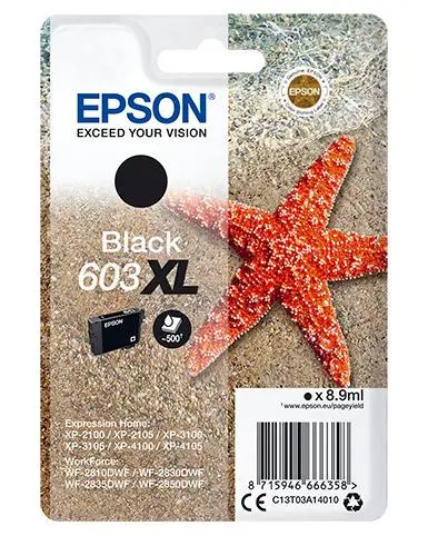 EPSON - Ink/603XL 8.9ml BK