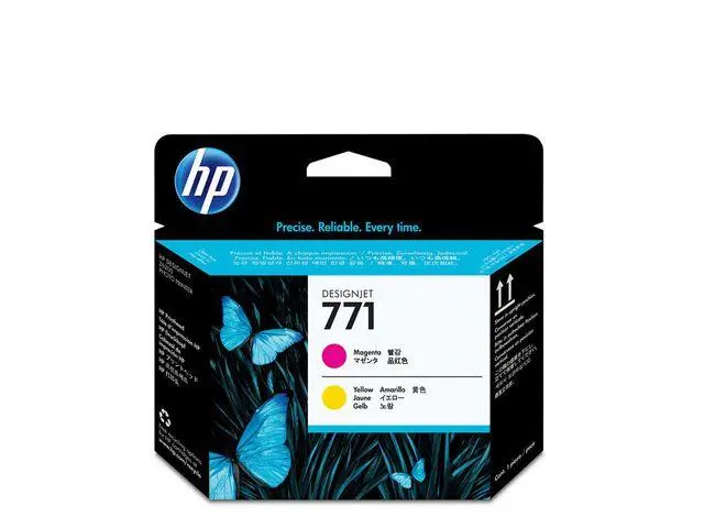 HP - 771 - gul, magenta - skriverhode