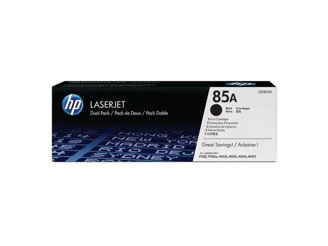 HP - 85A original LaserJet Toner cartridge CE285AD black standard capacity 1.600 pages 2-pack
