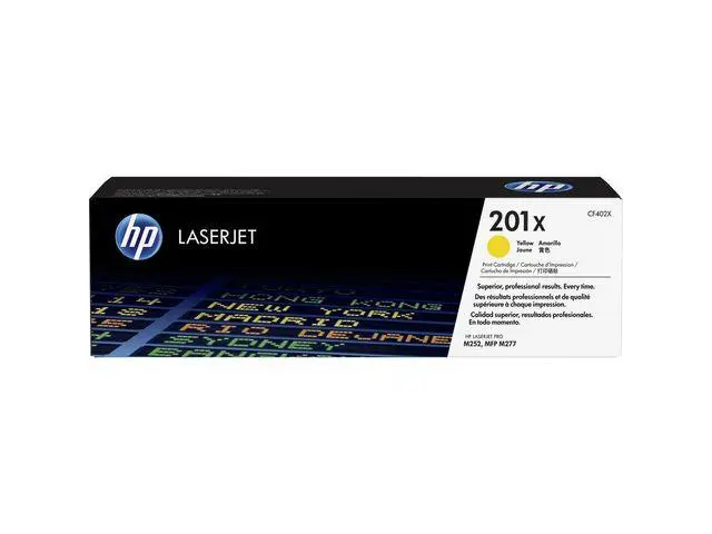 HP - 201X høykapasitet gul LaserJet-originaltonerkassett