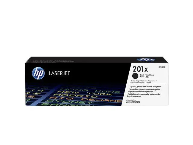 HP - 201X høykapasitet svart original LaserJet-tonerkassett