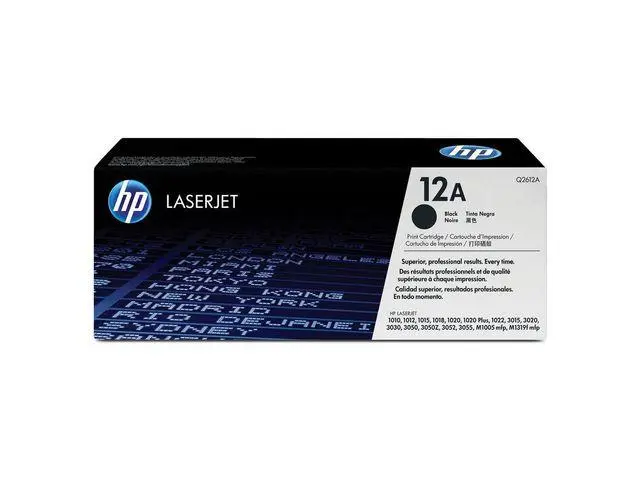 HP - 12A original LaserJet-tonerkassett, svart