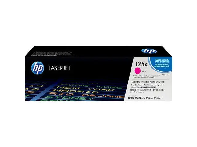 HP - 125A original Colour LaserJet Toner cartridge CB543A magenta standard capacity 1.400 pages 1-pack