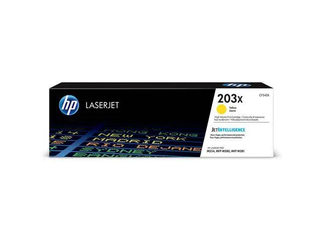 HP - 203X ORIG YELLOW LASERJET TONER CARTRIDGE SUPL