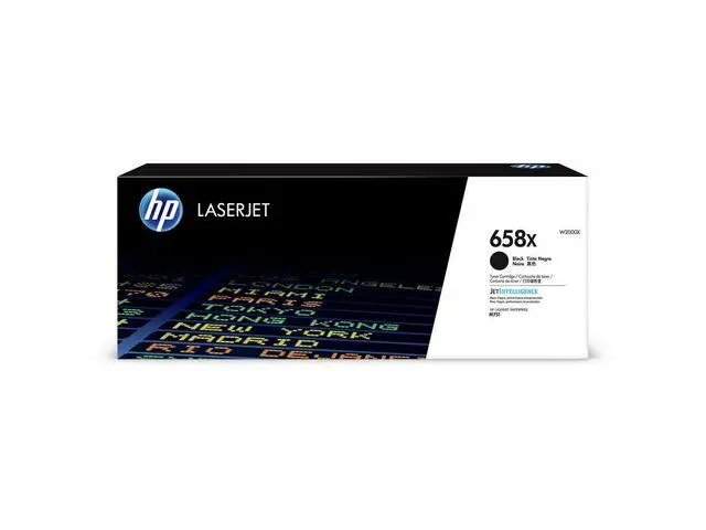 HP - 658X Black LaserJet Toner Cartridge