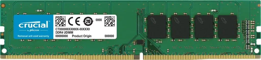 Crucial - 32GB DDR4-3200MHz UDIMM 1.2V CL22