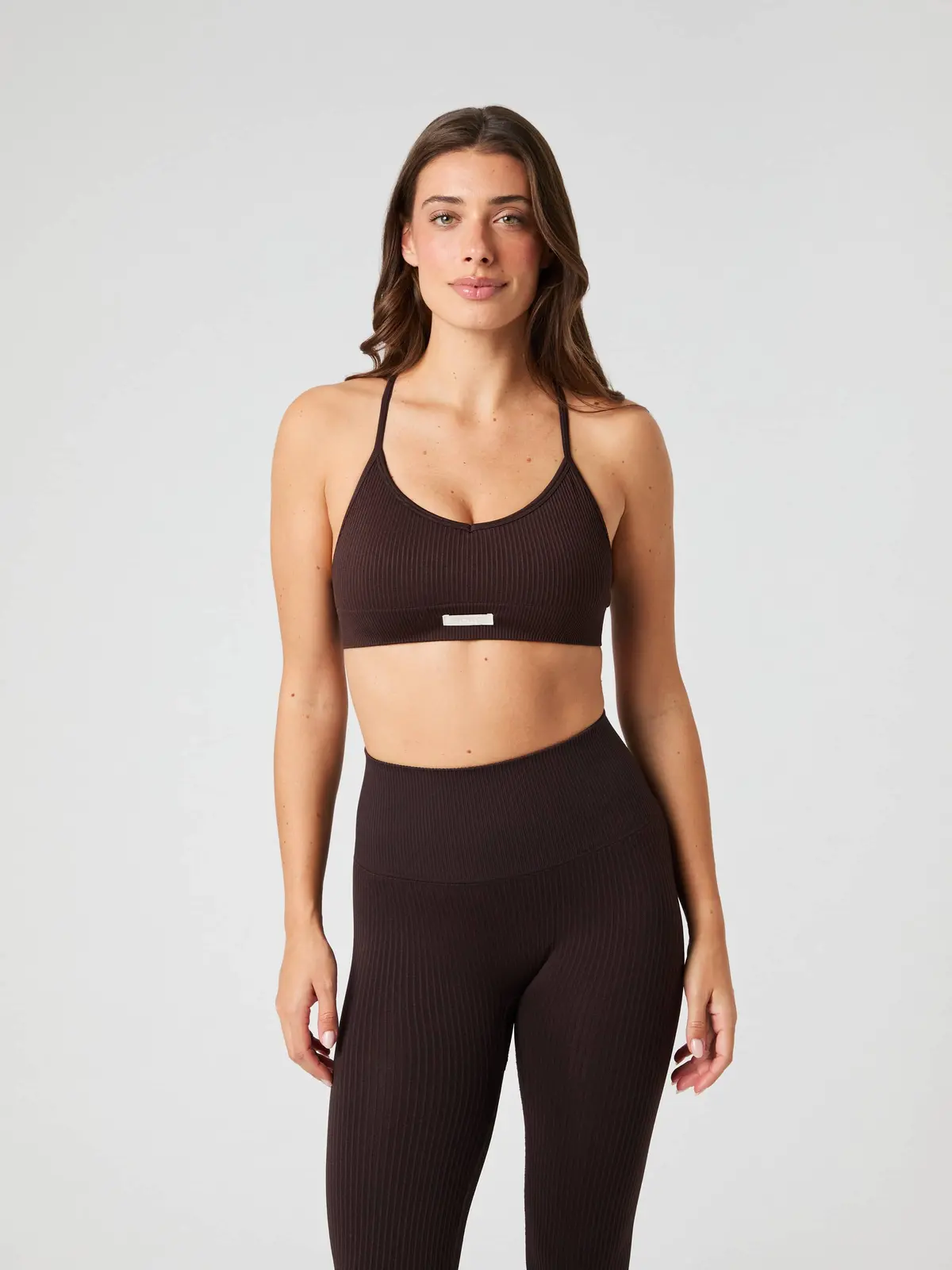 Studio Seamless Ribbed Strap Bra
