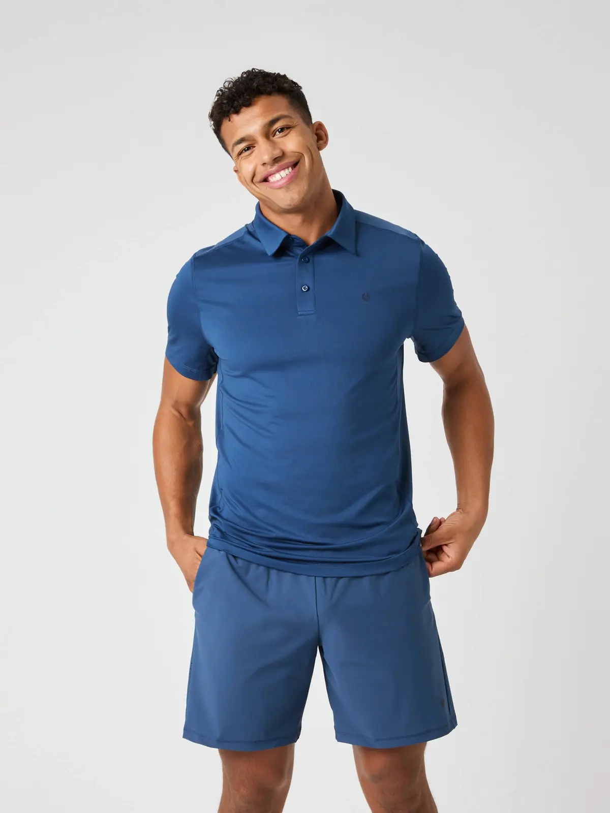 Ace Mesh Panel Polo Shirt