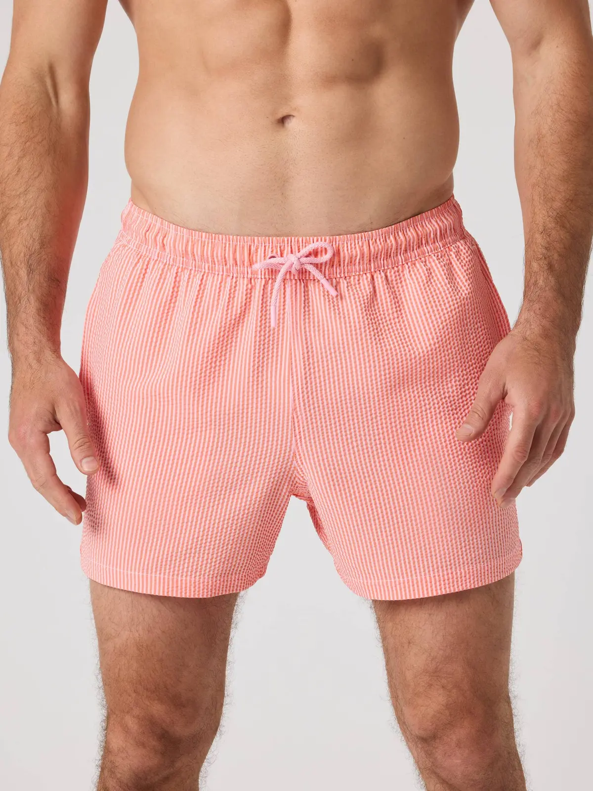 Borg Seersucker Swim Shorts