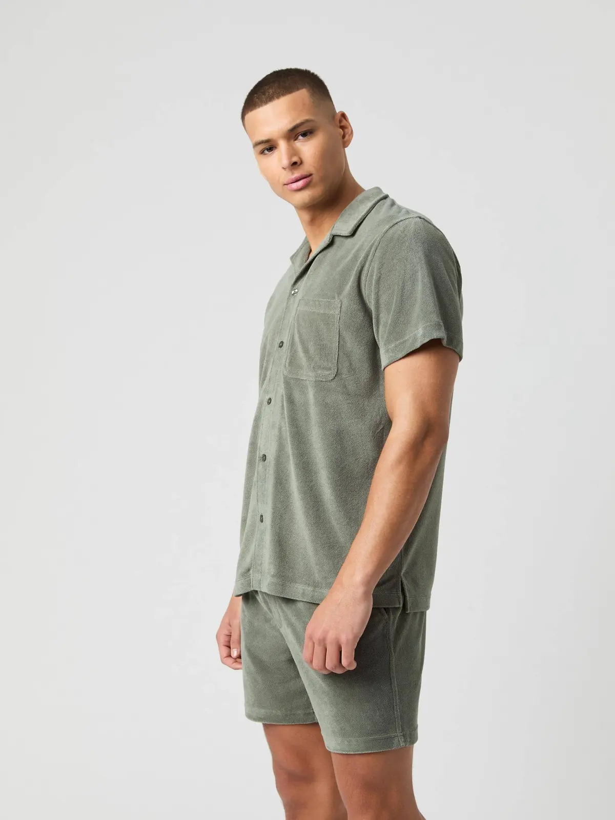 Borg Toweling Pool Shirt