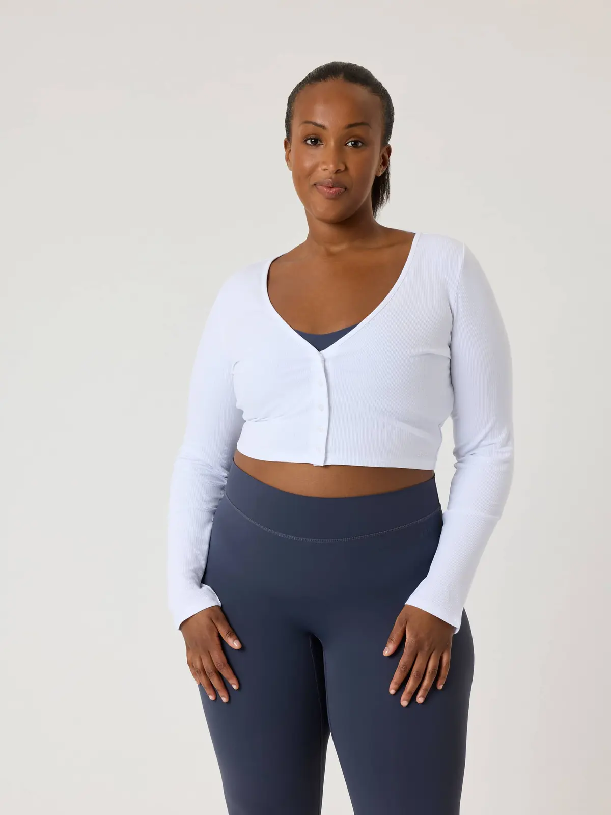 Alice Stenlöf Cropped Rib Cardigan