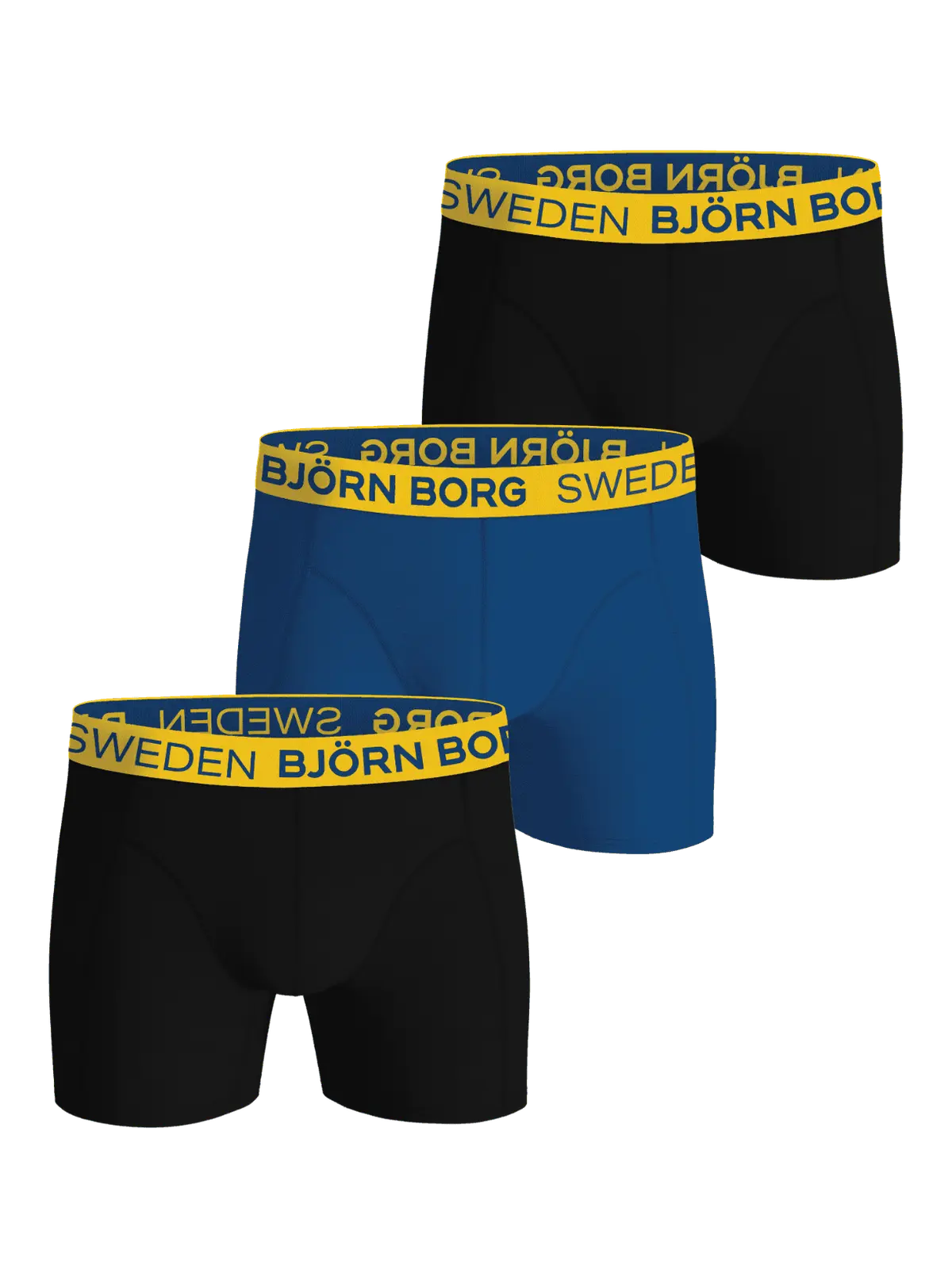 Cotton Stretch Boxers Sweden 3-pack