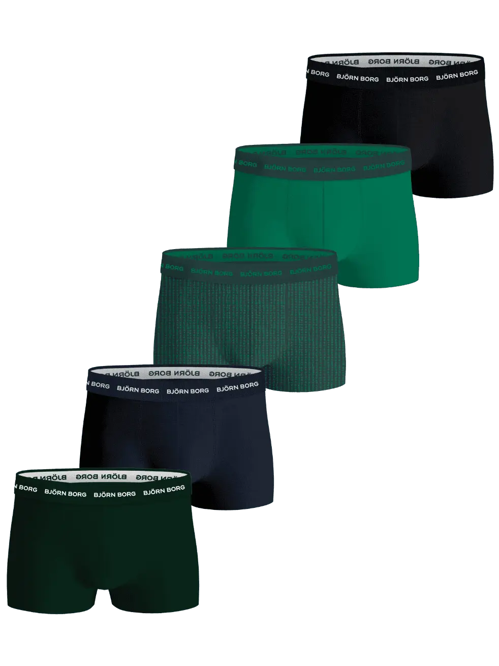 Cotton Stretch Trunks 5-pack