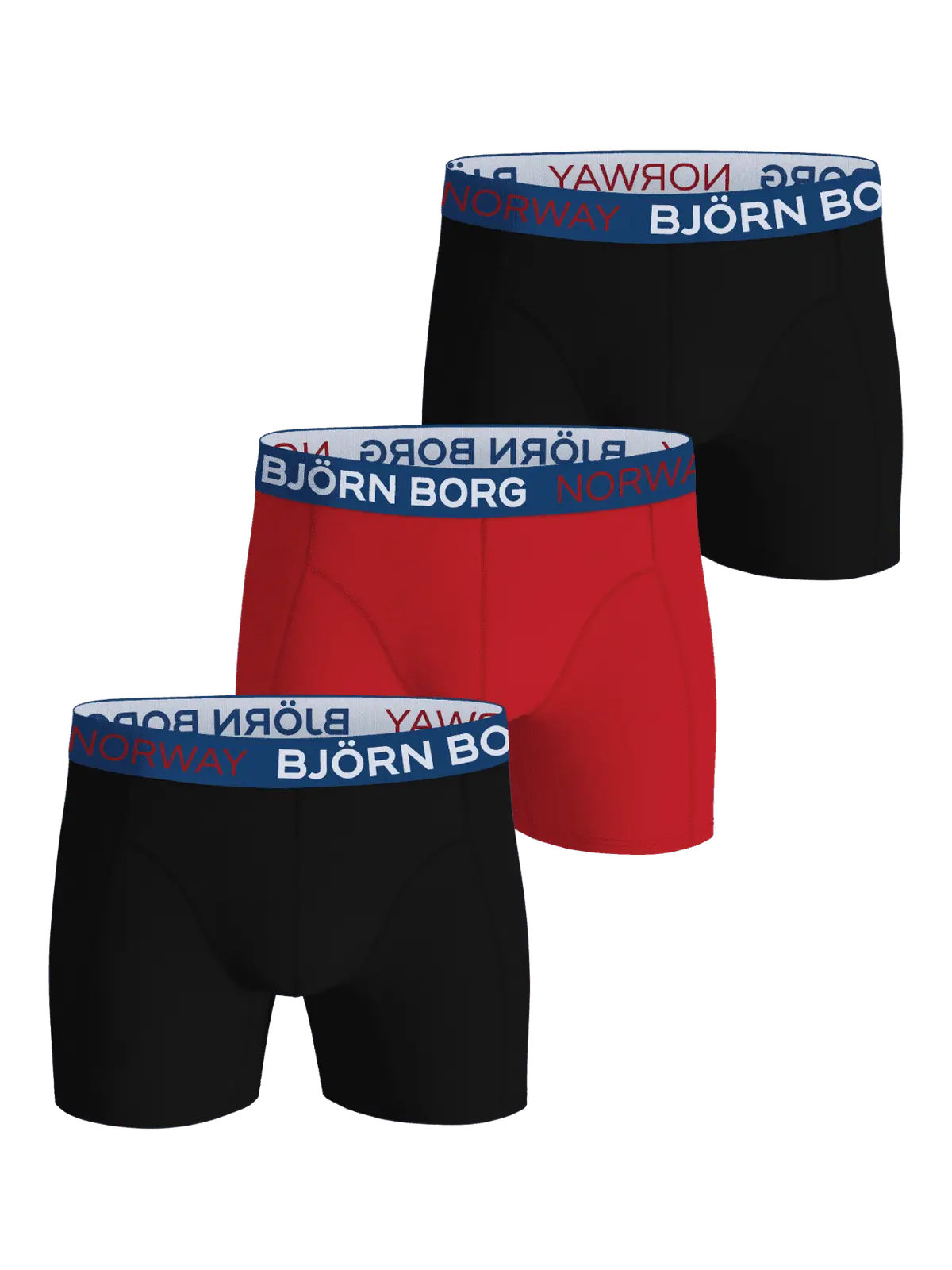 Cotton Stretch Boxers Norway 3-pack
