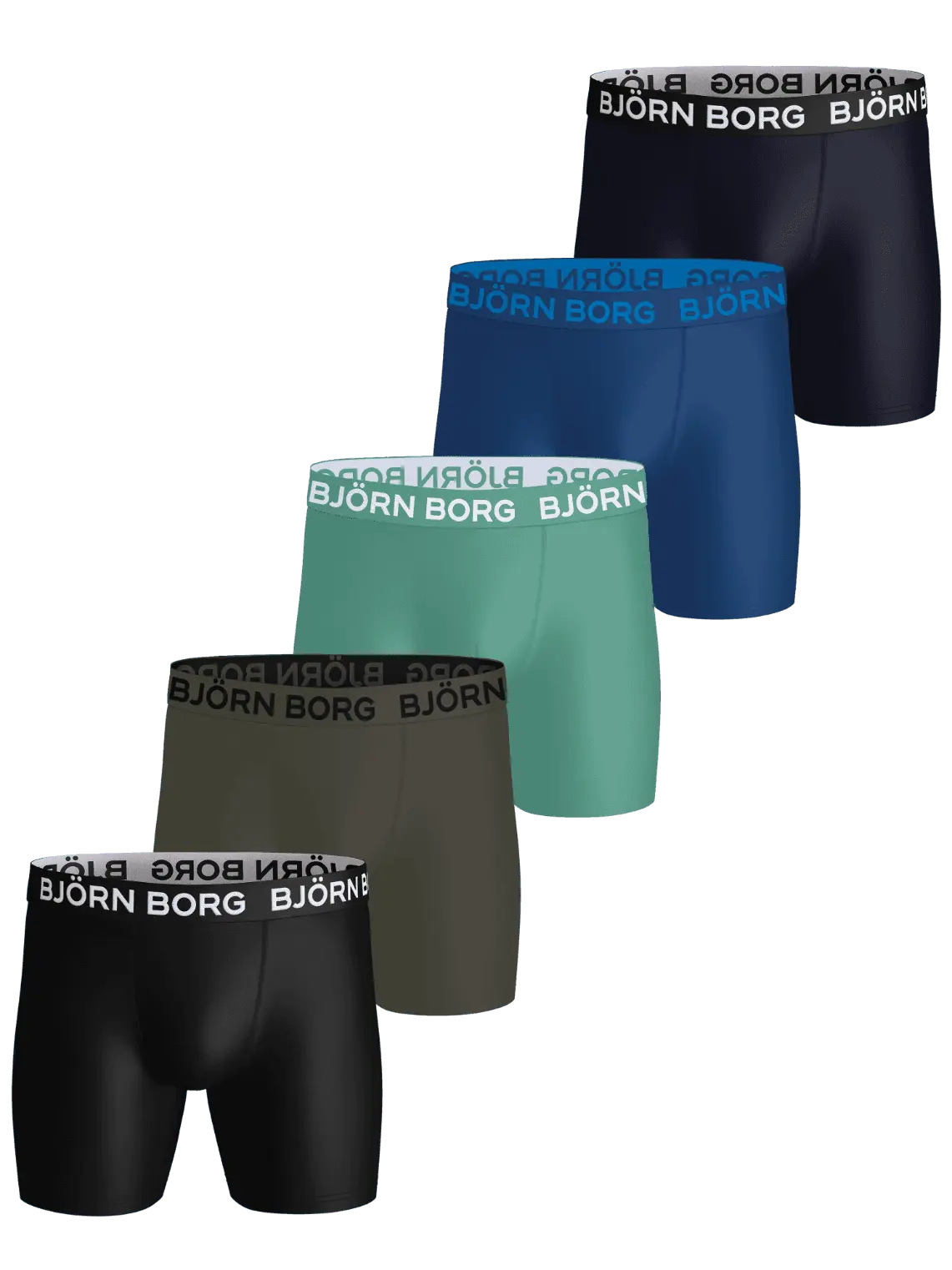 Sports Microfiber Boxers 5-pack