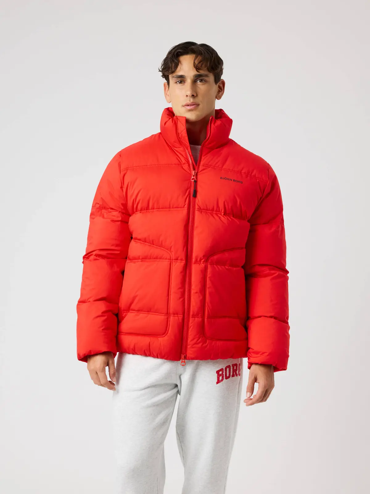 Borg Puffer Jacket