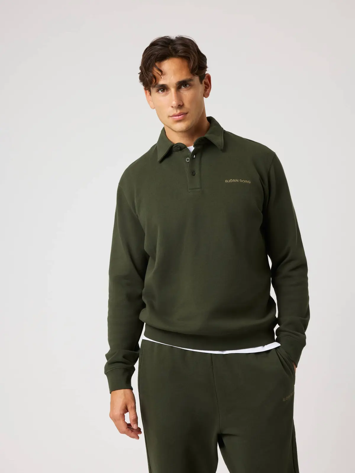 Borg Classic Polo Sweatshirt