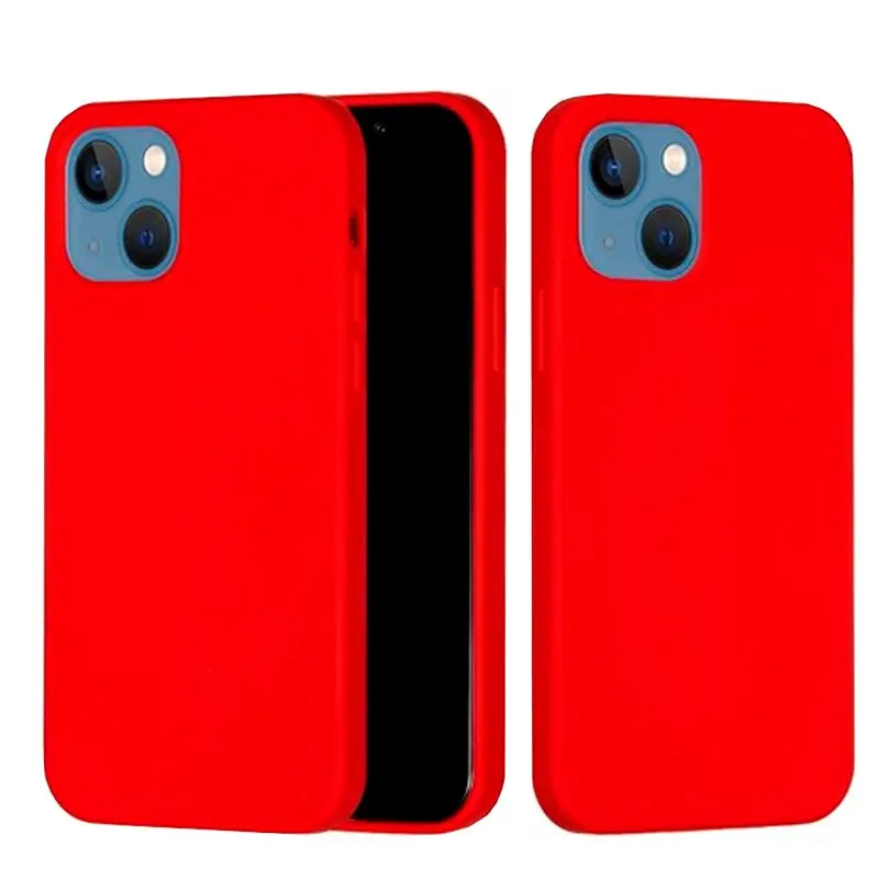iPhone 13 Mini Silikon Deksel - Rød