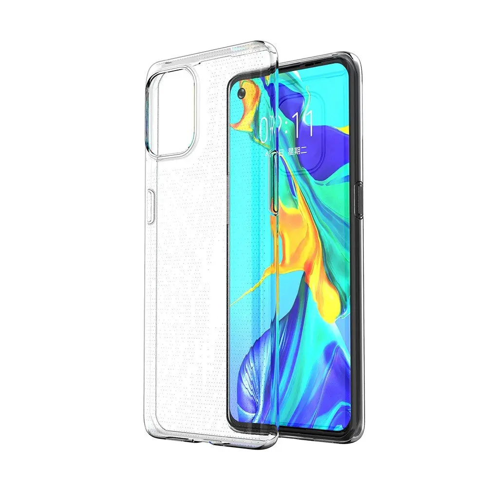 OPPO Find X3 Pro Fleksibel Plast Deksel - Gjennomsiktig