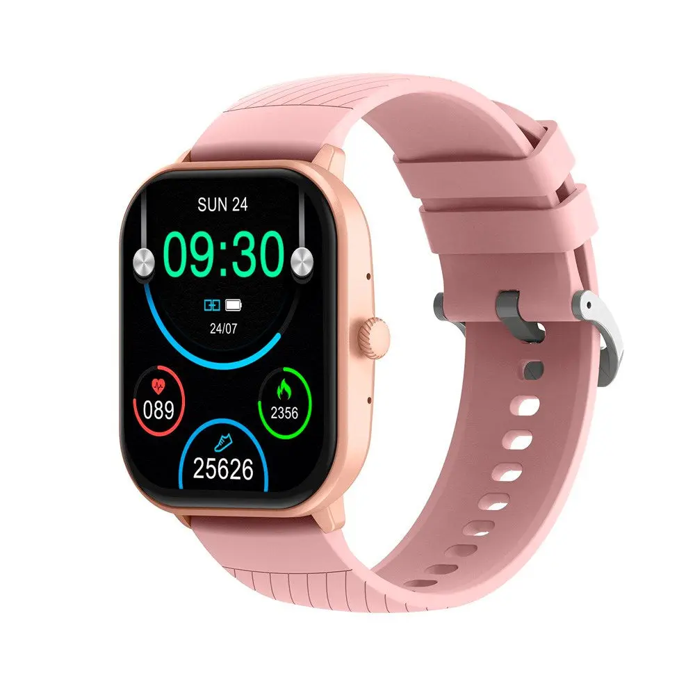 Denver SWC-187 Bluetooth Smartklokke med Helsesporing & Stemmekontroll - Rosa