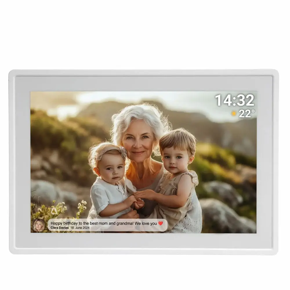 Denver PFF-1021 10.1" Digital Frameo WiFi Digital Fotoramme - 1280x800 / 16GB