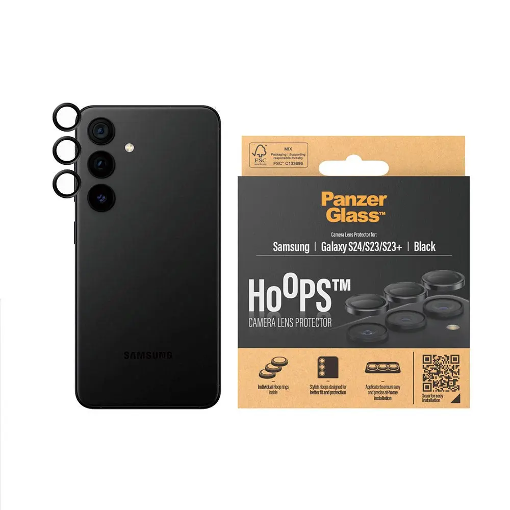 Samsung Galaxy S24 / S23 / S23+ (Plus) PanzerGlass Hoops - Kamerabeskyttelse