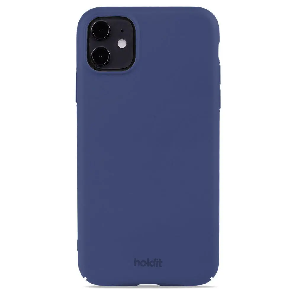 Holdit iPhone 11 Slim Plast Deksel - Denim Blue