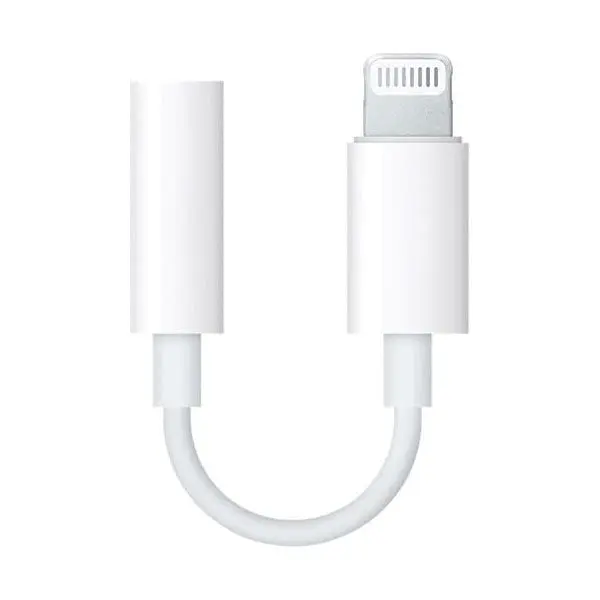 Original Apple Lightning til 3.5 mm Jack-Mellemstik til Hodetelefoner