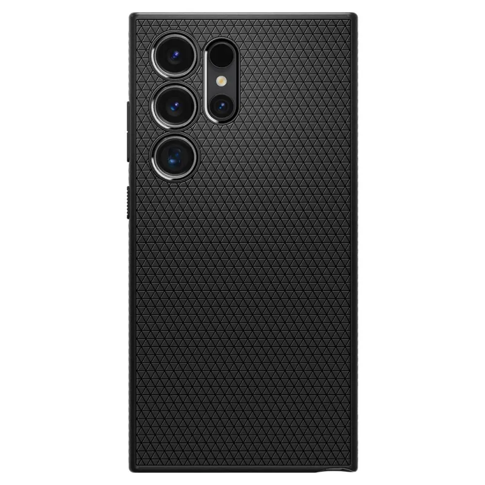 Samsung Galaxy S24 Ultra Spigen Liquid Air Deksel - Svart