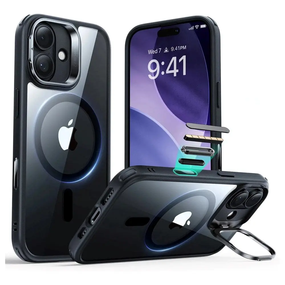 ESR iPhone 17 Classic Hybrid Stash Case med Kickstand - MagSafe Kompatibel