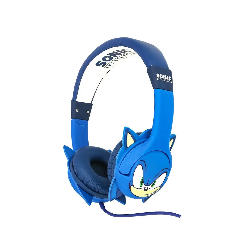 SONIC the Hedgehog OTL On-Ear Hodetelefoner for Barn med 3D-Ører - Maks. 85dB