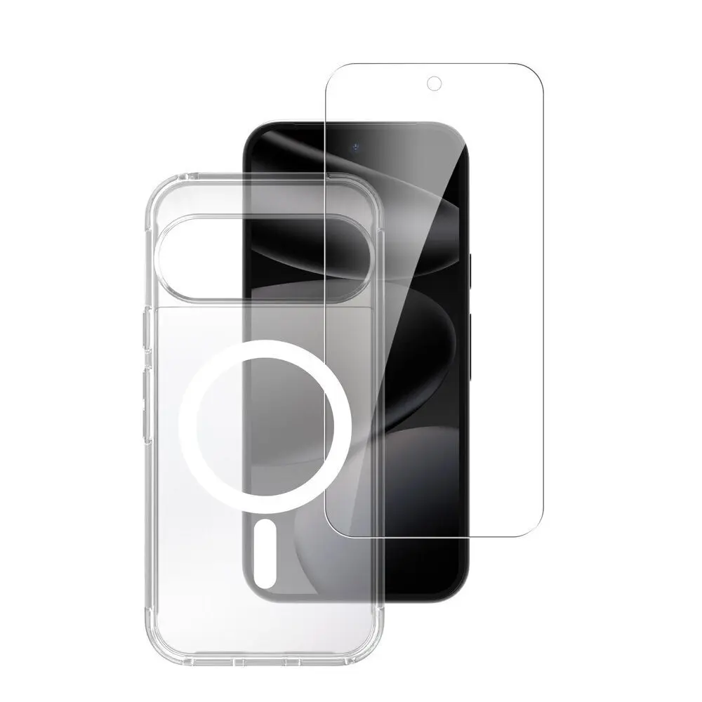 Google Pixel 11 Pro XL 4Smarts 360° Protection Set m. Deksel & Skjermbeskyttelsesglass - Qi2 Kompatibel