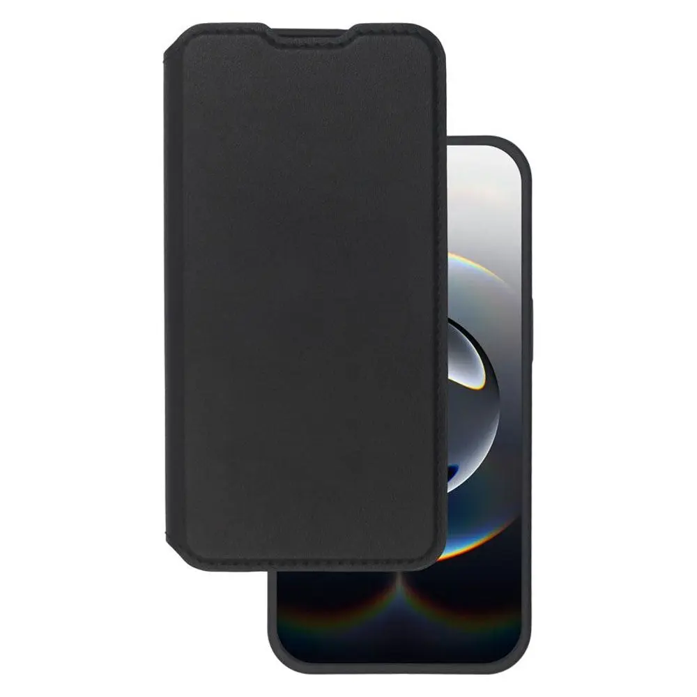 iPhone 17e / 16e Lippa 2-i-1 Wallet Flip Deksel - Svart