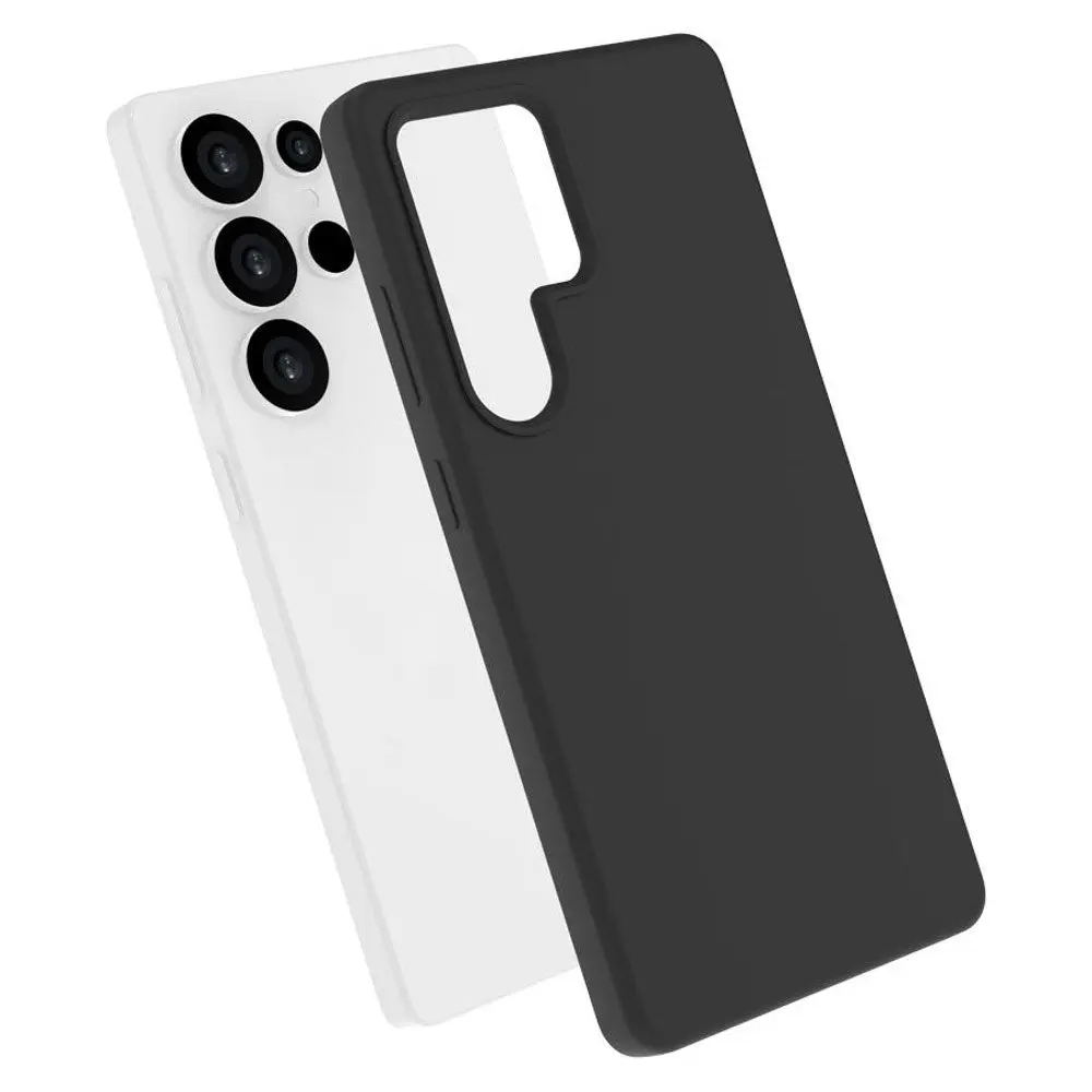 Samsung Galaxy S25 Ultra Lippa Silikon Deksel - Svart
