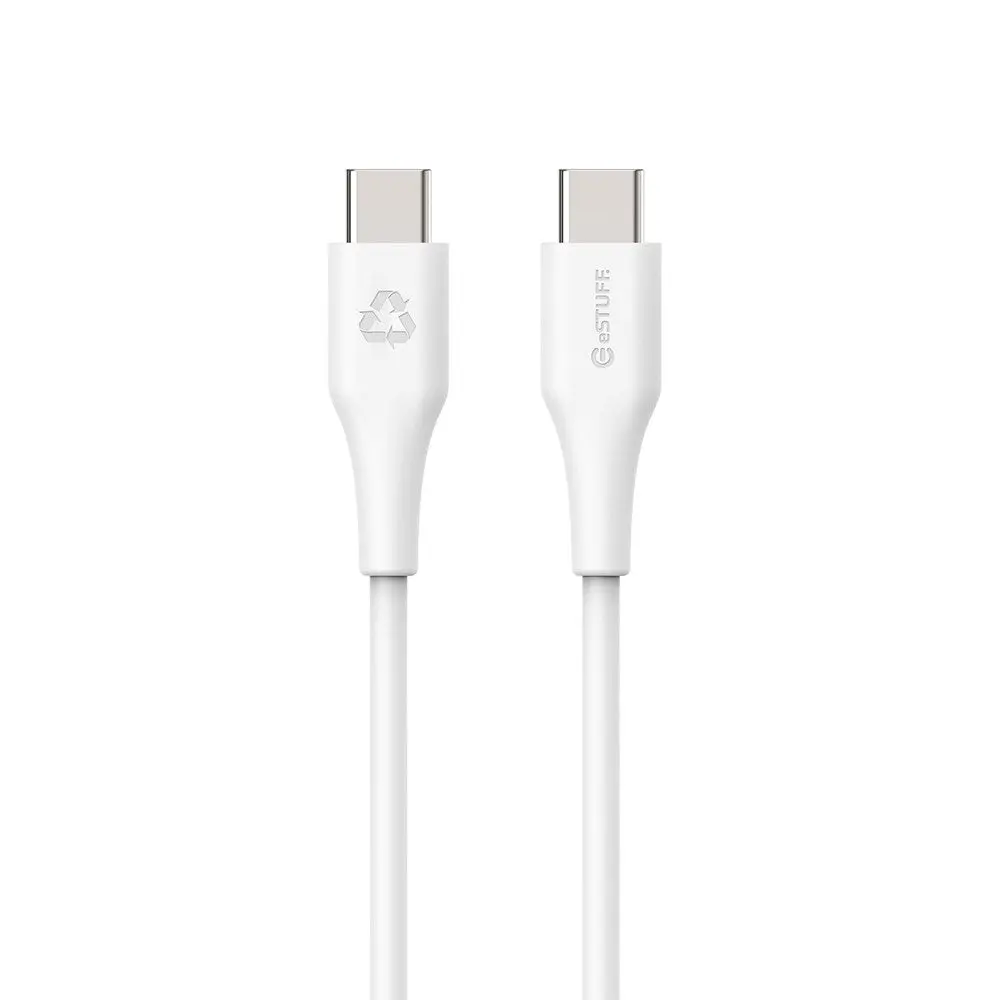 eSTUFF INFINITE 2 m USB-C til USB-C-Kabel 60W - 100 % Resirkulert Plast