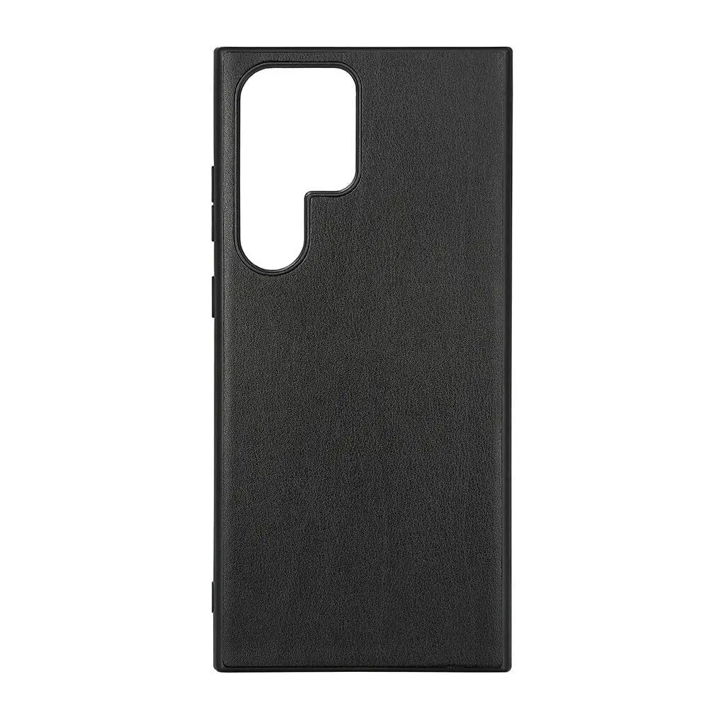Samsung Galaxy S23 Ultra Buffalo Ekte Skinn Deksel - Svart
