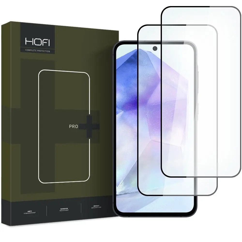 Samsung Galaxy A35 (5G) / A55 (5G) Hofi Glass Pro+ Skjermbeskytter - Case Friendly - 2-Pak