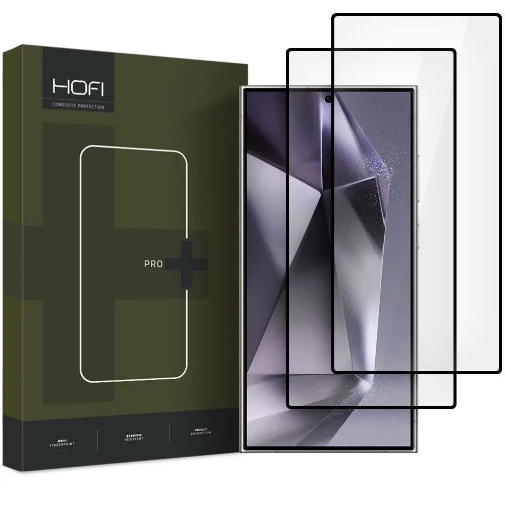 Samsung Galaxy S25 Ultra Hofi Glass Pro+ Skjermbeskytter - Case Friendly - 2-Pak