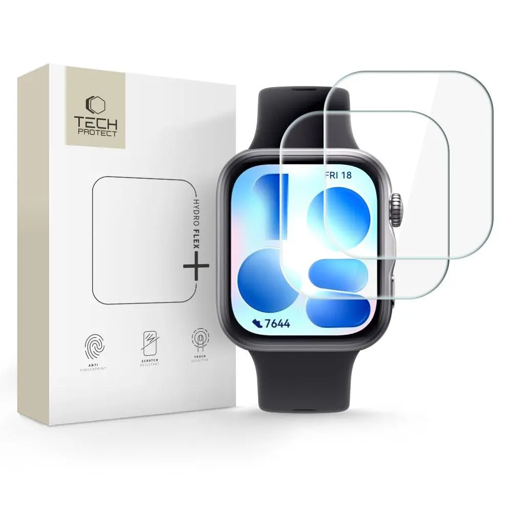 Huawei Watch Fit 5 Tech-Protect Hydro Flex+ Skjermbeskytterglass - 2 stk.