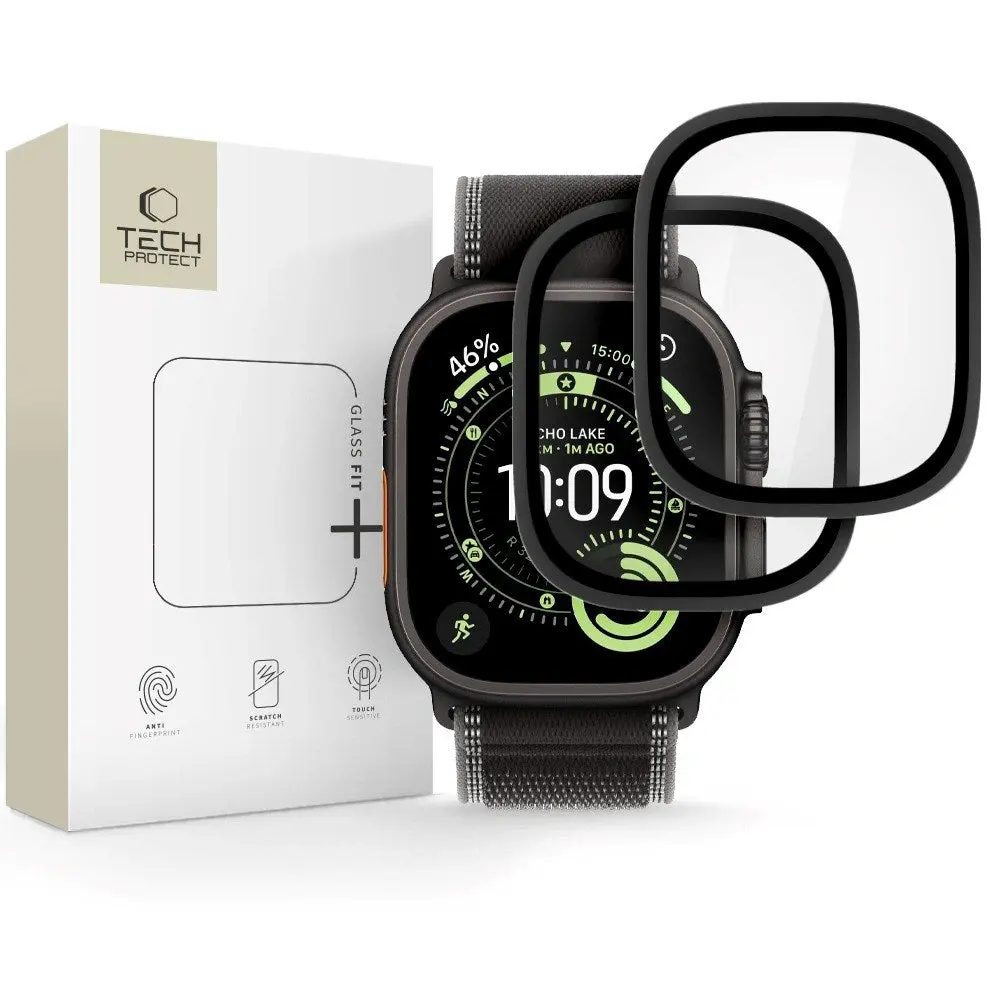 Apple Watch Ultra 3 / 2 / 1 (49 mm) Tech-Protect Beskyttelsesglass - 2 stk.