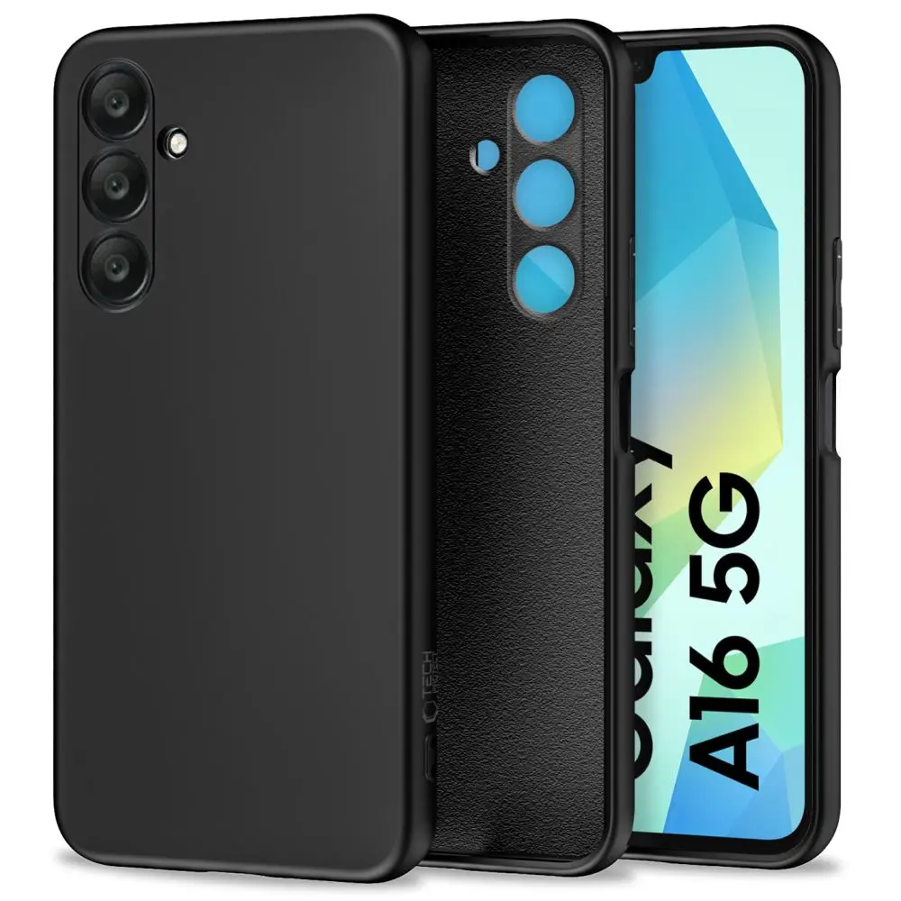 Tech-Protect Icon Samsung Galaxy A16 (4G/5G) Silikon Deksel - Svart
