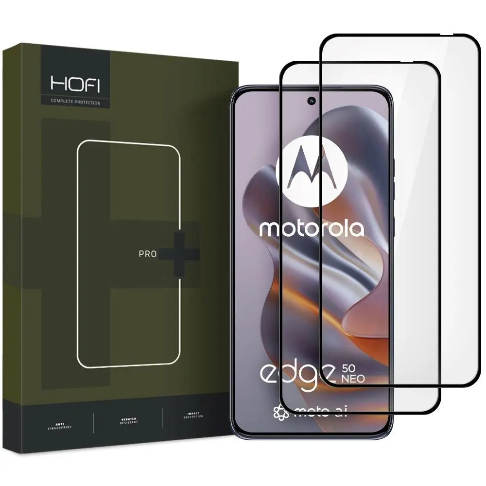 Motorola Edge 60 Neo / Edge 50 Neo Hofi Glass Pro+ Skjermbeskyttelsesglass - Case Friendly - 2 Stk.