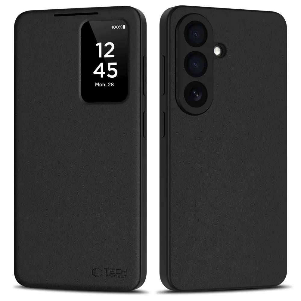 Samsung Galaxy S26+ (Plus) Tech-Protect Smart Wallet Deksel - Svart